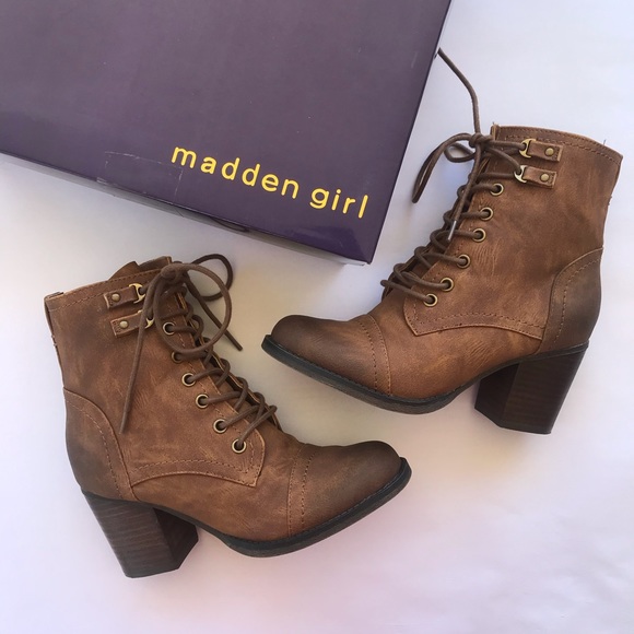 Madden Girl Shoes - Madden Girl Cognac Westmont Boots